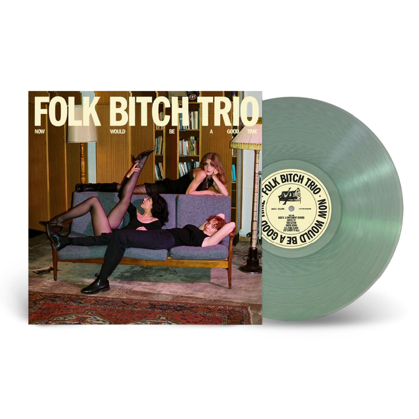 The Folk Bitch Trio Now Would Be A Good Time Vinyl is available to purchase from Queer Records.