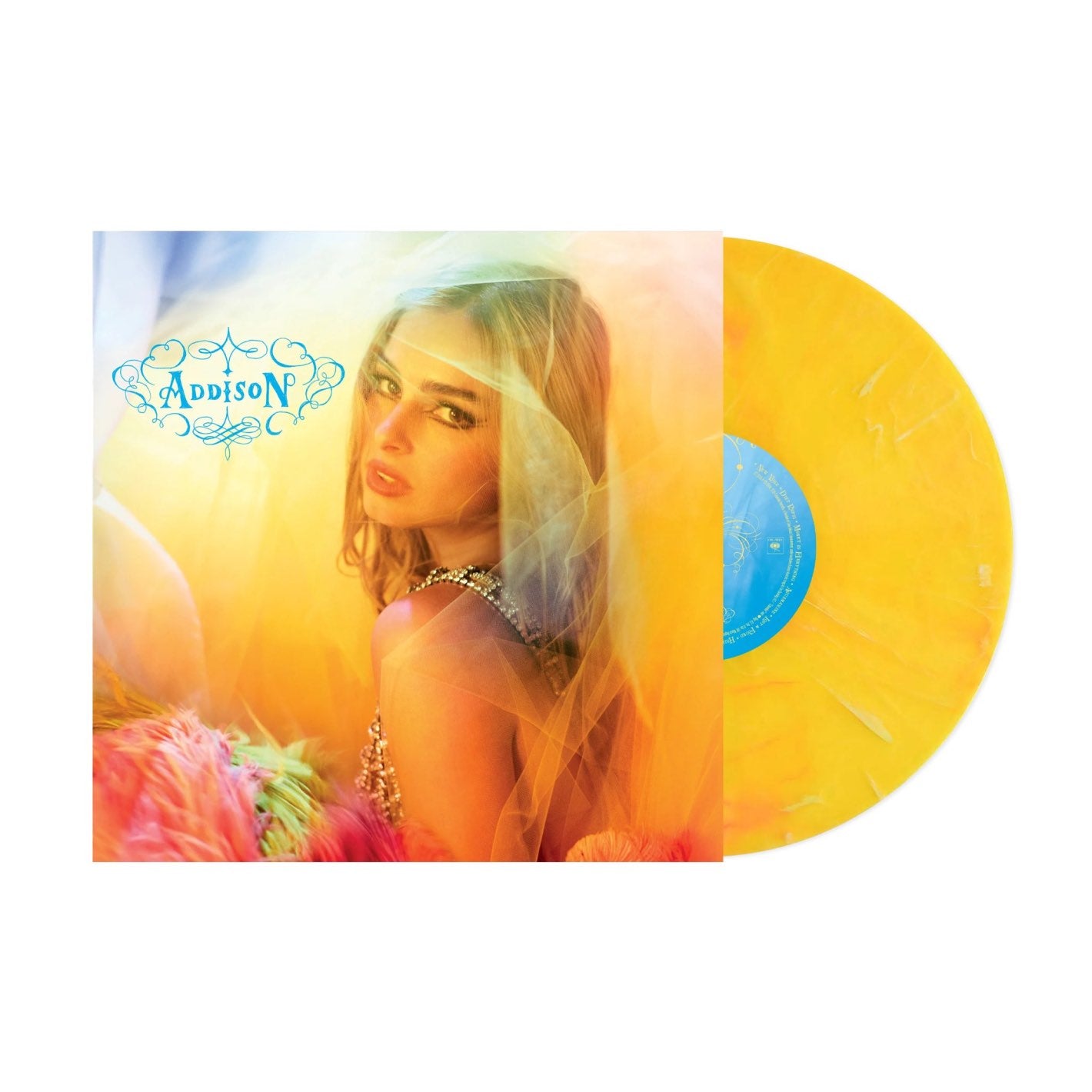 The Addison Rae Addison Yellow Vinyl is available to purchase from Queer Records.