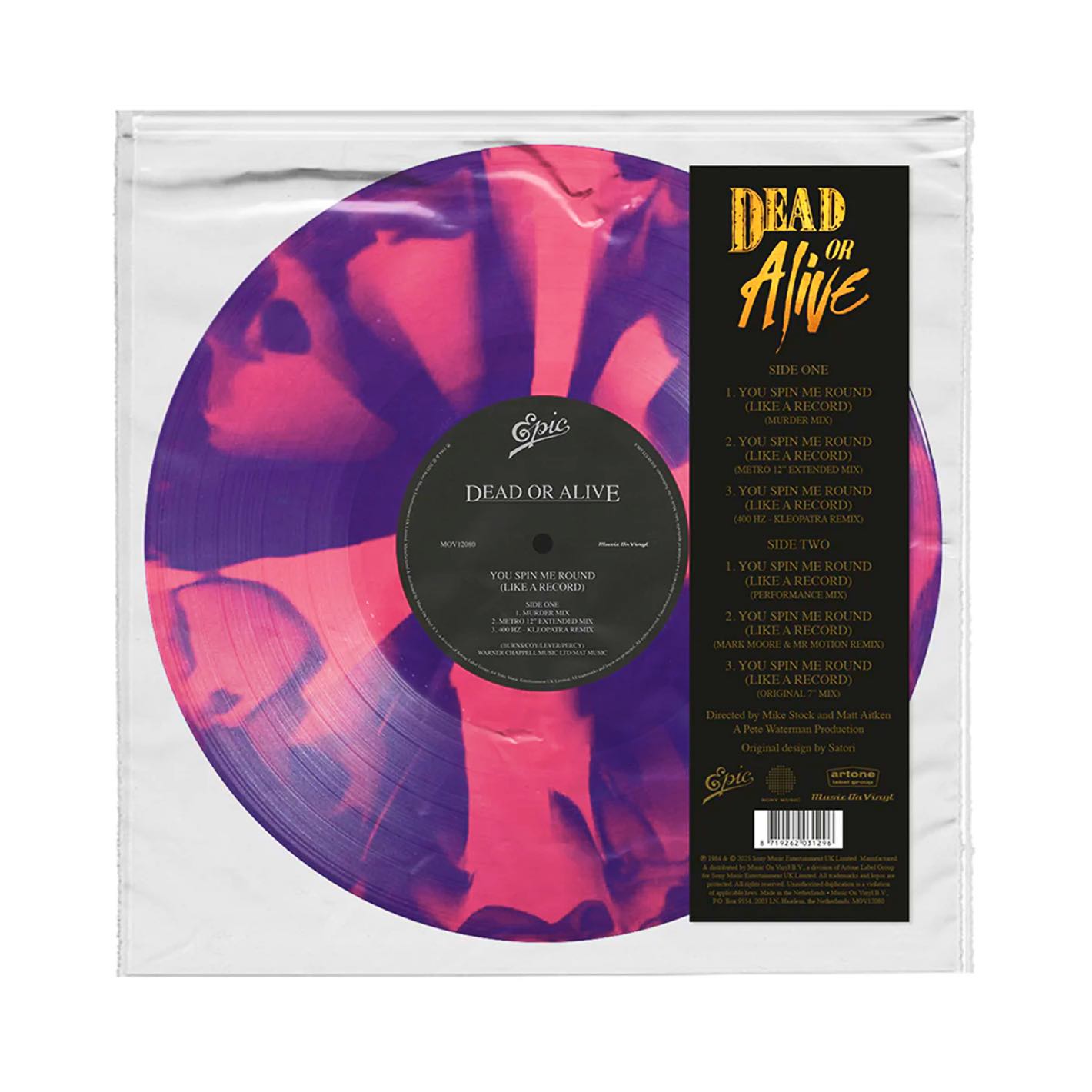 The Dead Or Alive You Spin Me Round Vinyl is available to purchase from Queer Records.