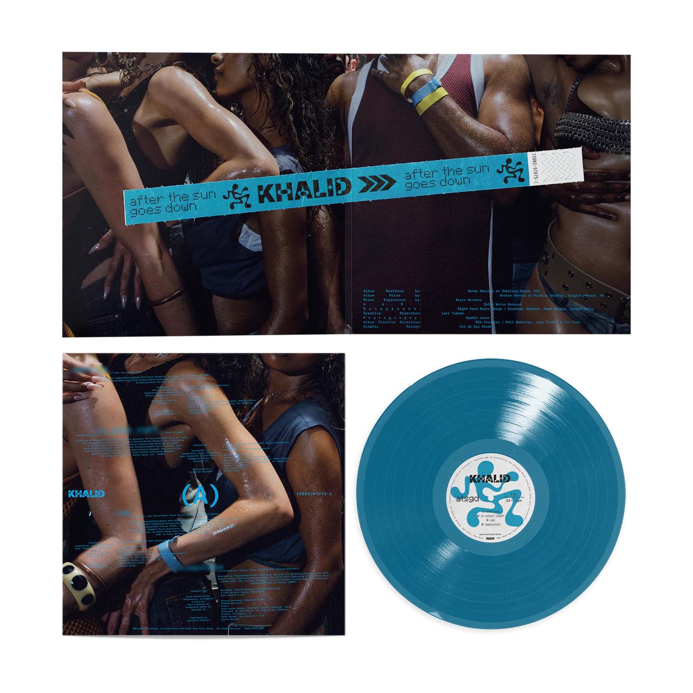 輸入2discs LP Khalid after the sun goes down [Turquoise Blue Opaque Viny 19802974751 	RCA 未開封 /00660 Khalid – After The Sun Goes Down Vinyl (Opaque Turquoise Blue LP