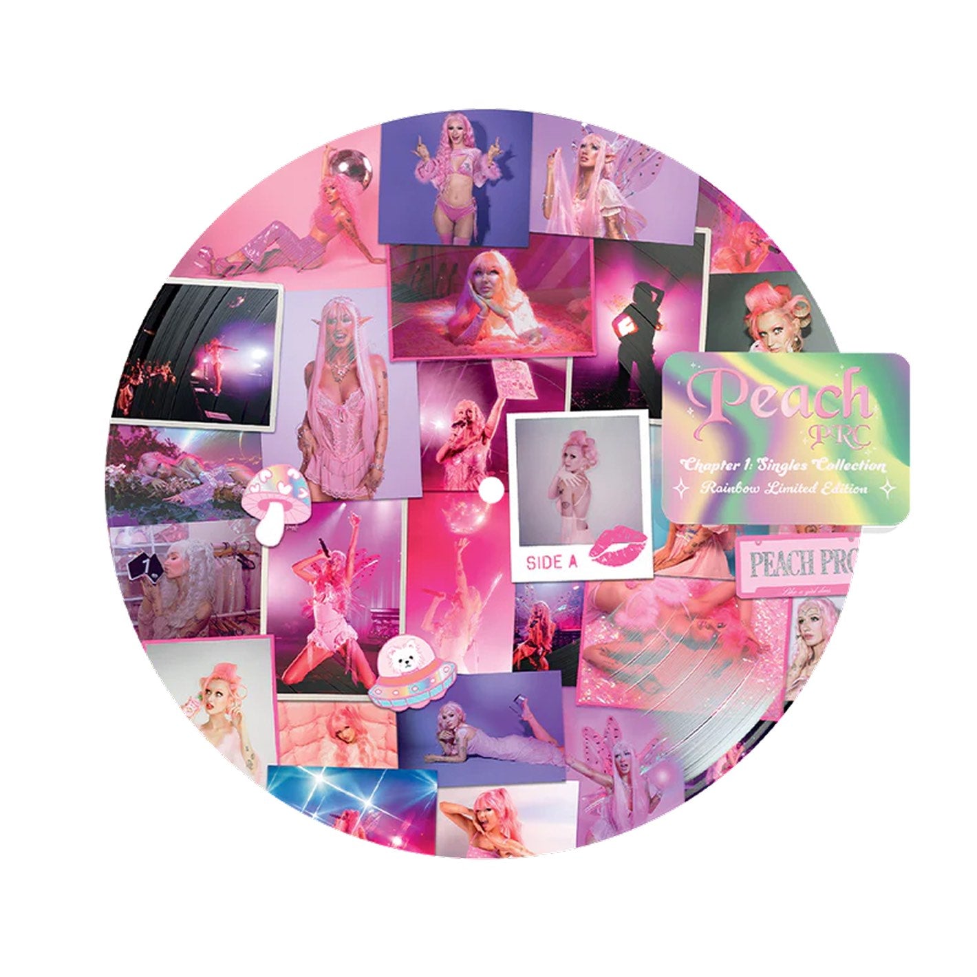 The Peach PRC Singles Collection Picture Vinyl is available to purchase from Queer Records.